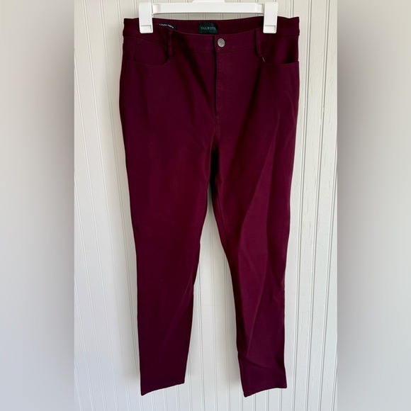 Talbots Plum Purple Jeggings Size 6 - Picture 1 of 5